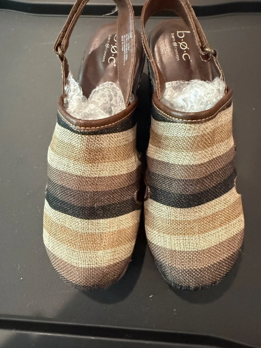 B.O.C. (BORN CONCEPT) wedge Sandal - Size 9
